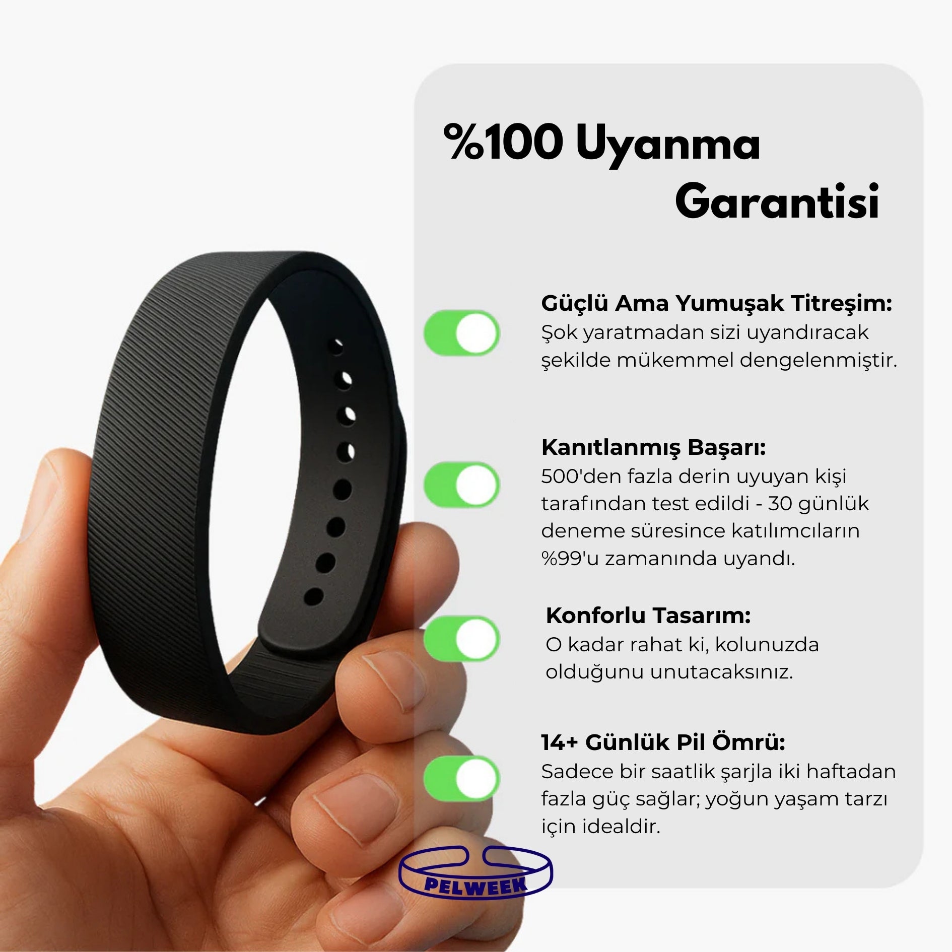 Pelweek Akıllı Bileklik